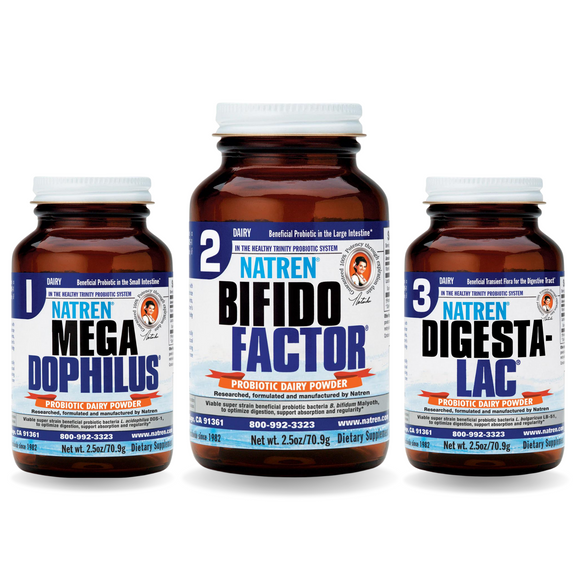 Bifido Factor/Digest LAC/Megadophilus ( 4.5oz Dairy) COMBO PACK