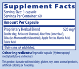 GI Detox (60 capsule - Binder)