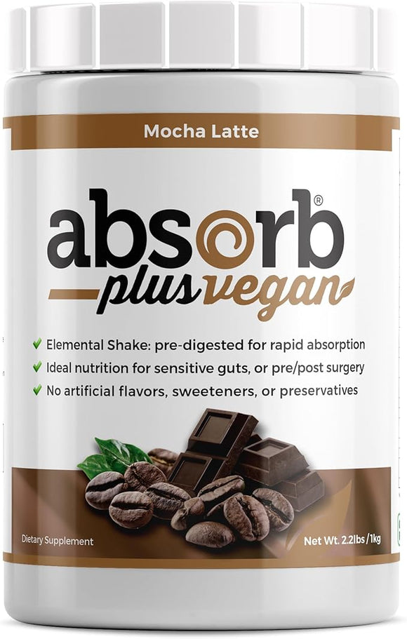 Absorb Plus Vegan Mocha - 1kg tub