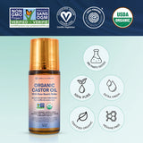 Organic Golden Castor Oil Roll-On 1.7oz