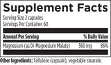 Magnesium Malate 120 Capsules